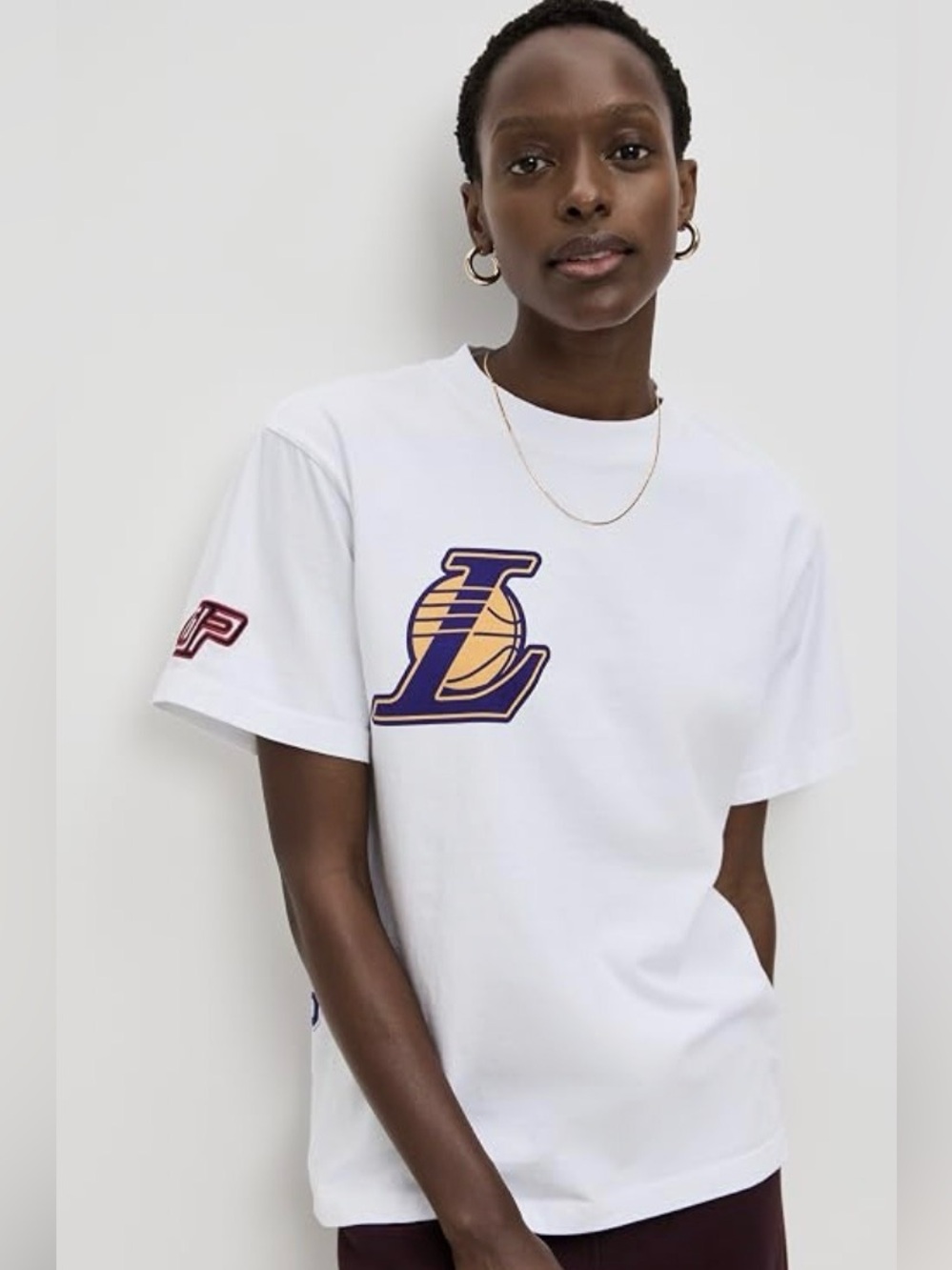 DANNIJOPRO Los Angeles Lakers NBA Team Tee White NWT Size M & L
